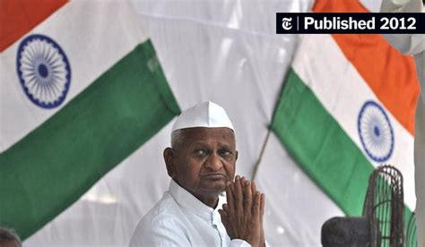 Anna Hazare Tries to Renew Anti-Corruption Movement - The New York Times