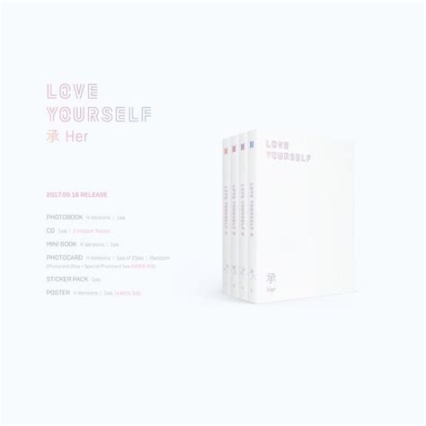 【和訳選択】bts Love Yourself 承 Her 5th Mini Album 防弾少年団 5集 ミニ アルバム【レビューで店舗特典