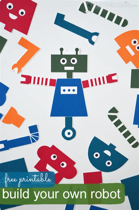 Build Your Own Robot Free Printable Picklebums