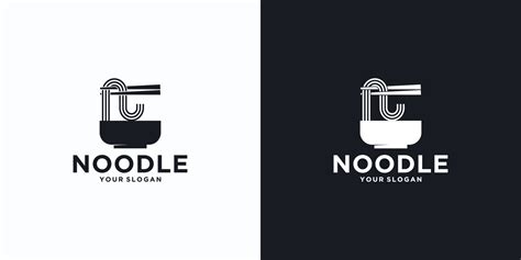 noodle logo reference, with initial style, noodle shop, food shop and ...