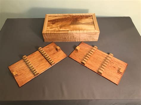 Paintbrush Storage Case Curly Maple Paintbrush Storage Box Etsy