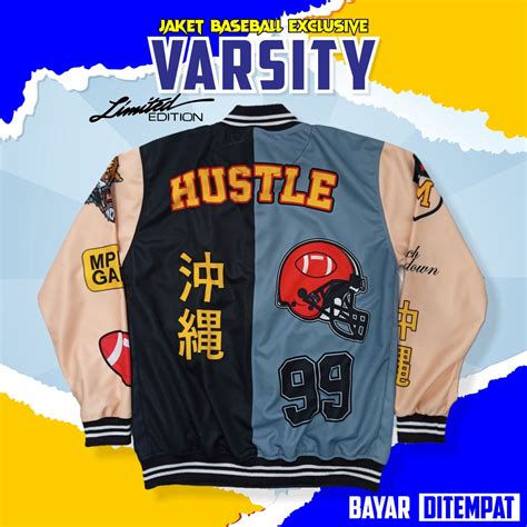 Jual Varsity Jacket Leather Vintage Baseball Original Memphis