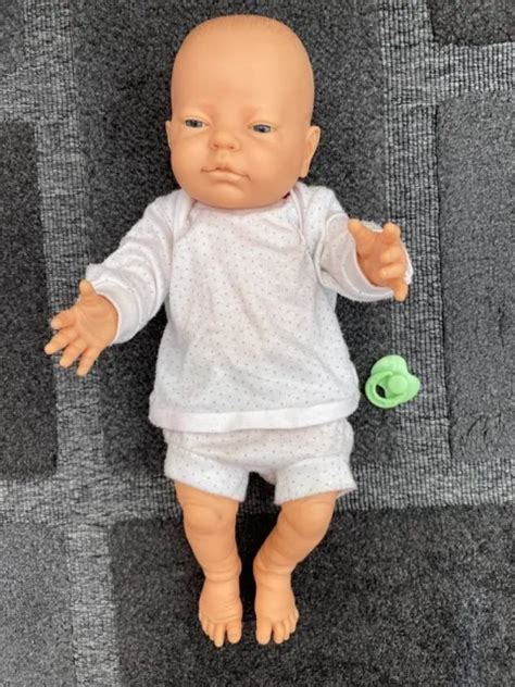 1985 VINTAGE BERJUSA Newborn Anatomically Correct Baby Boy Doll 16 32