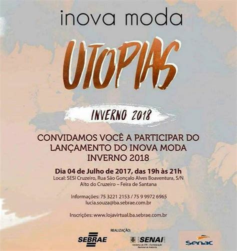 Evento do Sebrae hoje em Feira apresenta tendências para inverno 2018