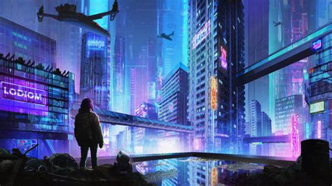 Scavenger Cityscape Cyberpunk 5k Wallpaper,HD Artist Wallpapers,4k ...