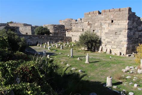 Kos Town Castle (Neratzia) on the island of Kos in Greece.