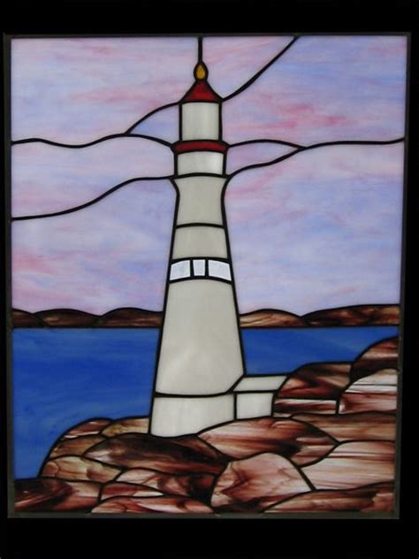 210 Stained Glass Lighthouses Ideas Stained Glass Stained Glass Patterns Glass