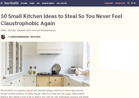 50 Small Kitchen Ideas To Steal So You Never Feel Claustrophobic Again