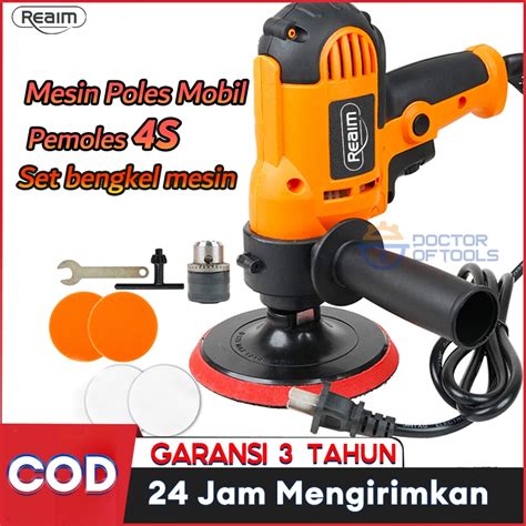 Jual Reaim Mesin Poles 2in1 Alat Poles Mobil Motor 5 Car Polisher Bisa