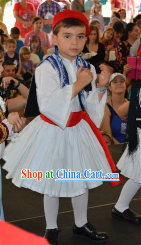 Traditional Greek Costume Tsolias Complete Set for Kids