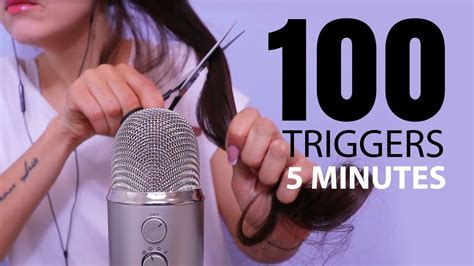 100 Triggers In 5 Minutes 💥 Asmr Challenge Youtube