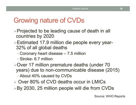 Epidemiology Of Non Communicable Diseases Ncds Ppt