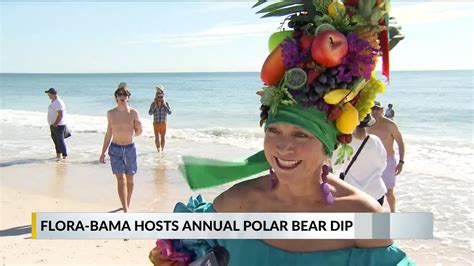 Flora Bama Hosts Annual Polar Bear Dip For New Years Day Wkrg News 5