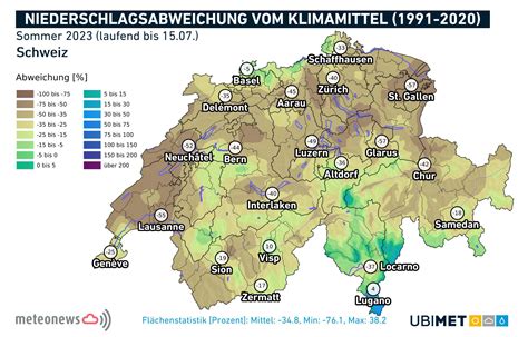 Meteonews Sommerliche Aber Im Norden Nicht Heisse Woche Juli