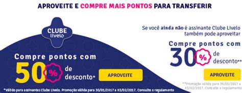 Livelo Vende Pontos 50 De Desconto Passagens Top