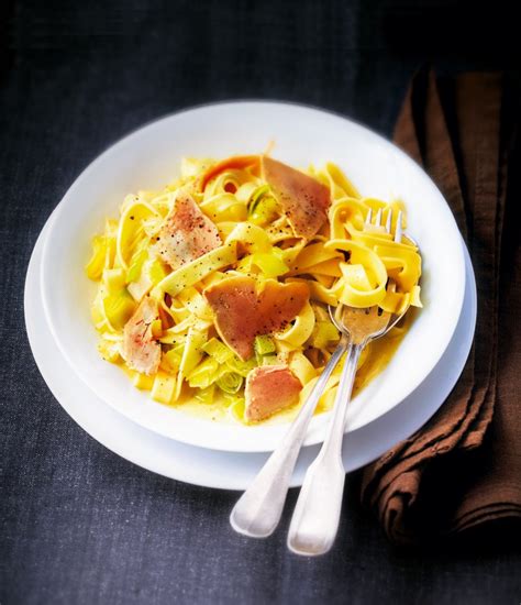 Recette Tagliatelles Aux Poireaux Et Foie Gras Marie Claire