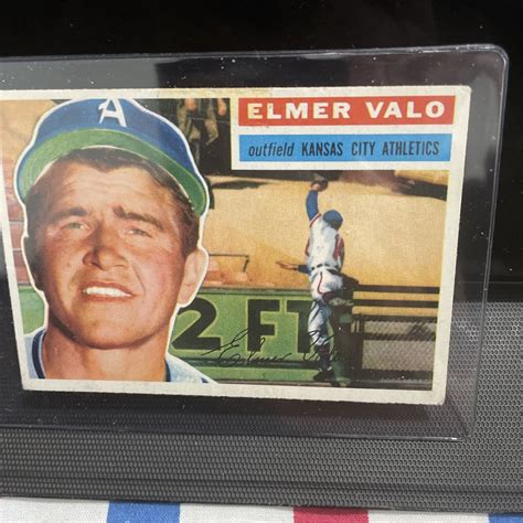 Topps Elmer Valo Gray Back Kansas City Athletics Ebay