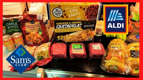 Grocery Haul Sams Club Aldi Samsclub Aldi November Youtube