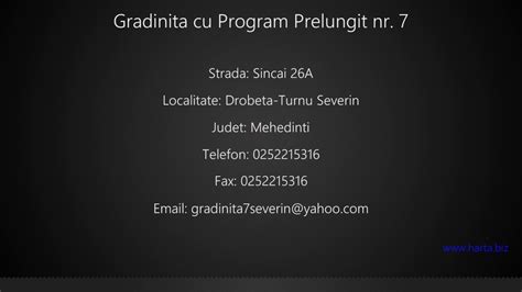 Gradinita Cu Program Prelungit Nr 7 Drobeta Turnu Severin YouTube