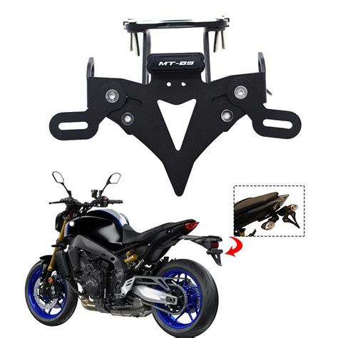 山葉 適用於 Yamaha Mt09 Mt 09 摩托車牌照架擋泥板消除器牌照支架 Mt 09 2021 2022 配件 蝦皮購物