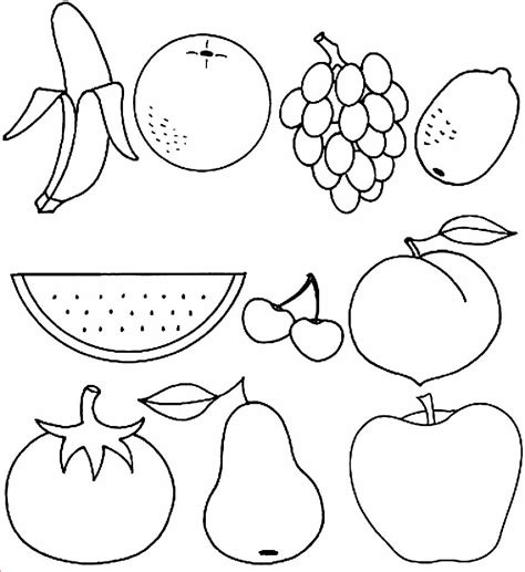 Desenho De Frutas E Legumes Para Imprimir - Desenhos De Frutas E Legumes Para Colorir E Imprimir - Quotes Viral