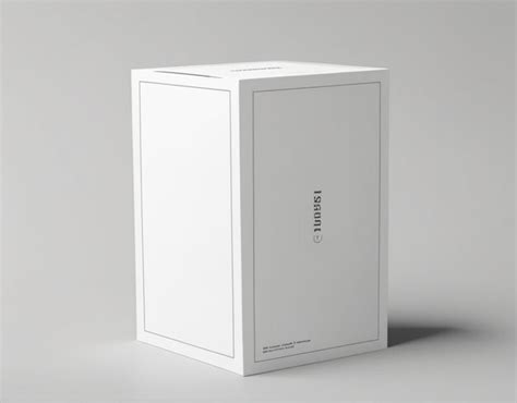 Premium AI Image | Blank white box for mockup