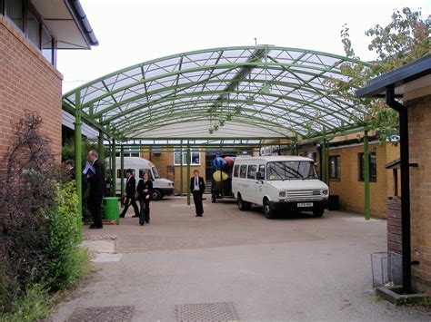 Hagley Catholic High School - Duxford Courtyard Canopy | Clovis ...