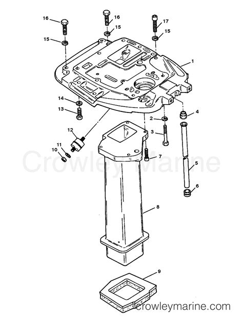 SPACER PLATE 1996 Outboard 75 H075412SD ELPT Crowley Marine