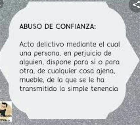 Que Es El Abuso De Confianza Brainly Lat