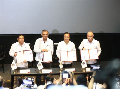 Tamaulipas San Luis Potos Veracruz Y Nuevo Le N Firman Convenio De