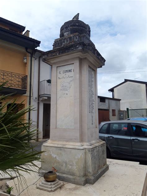 Monumento Ai Caduti San Costantino Calabro VV Pietre Della Memoria