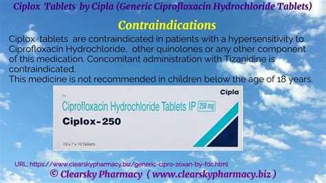 Ppt Ciplox Tablets By Cipla Generic Ciprofloxacin Hydrochloride