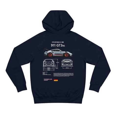 Sweat Capuche Porsche Impression Dtg De Haute Qualit Porsche Gt