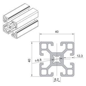 Perfil Tslot Mts Roll Cnc