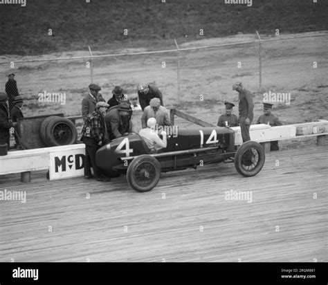 Vintage Auto Racing American Race Car Driver Bob Mcdonogh Winner Of 250 Mile Race At The