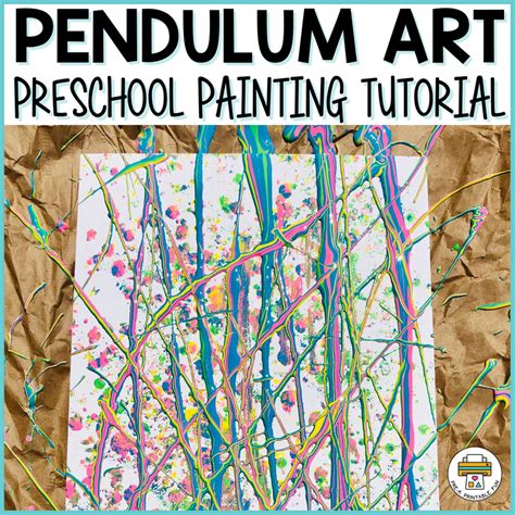 Pendulum Painting Process Art - Pre-K Printable Fun