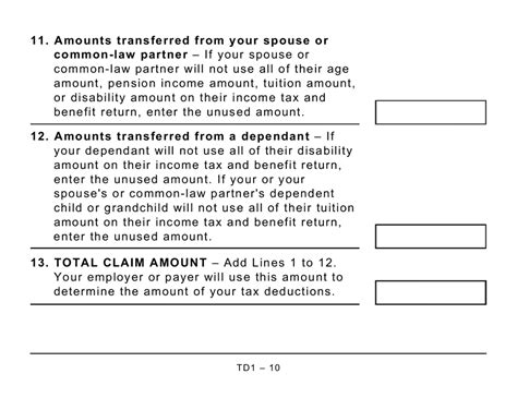 Form Td1 2023 Fill Out Sign Online And Download Printable Pdf