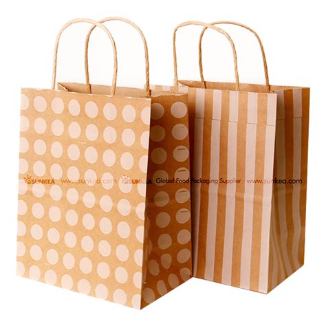 Sunkea Promotional Food Grade Fast Food Paper Bag Buy Kraft Paper Bag