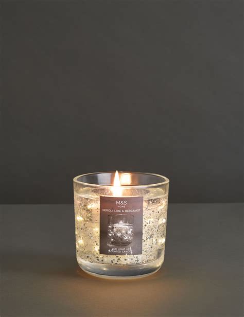 Neroli Lime Bergamot Light Up Candle Marks Sparkle M S