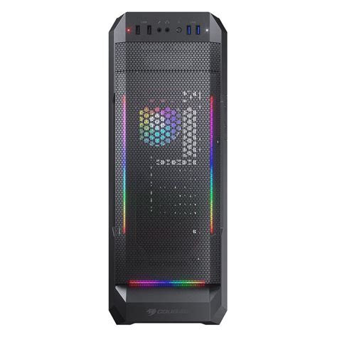 Cougar Mx Mesh G Rgb Tempered Glass Mid Tower Atx Case Mx Mesh