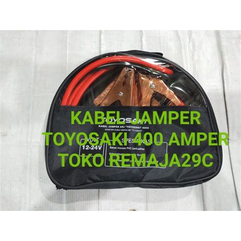 Jual Kabel Jamper Aki Mobil Truk Toyosaki Aki 400 Amper 2 5 Mtr