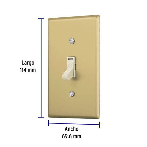 48497 PA APSE SA TRUPER Volteck Placa Armada Interruptor Sencillo