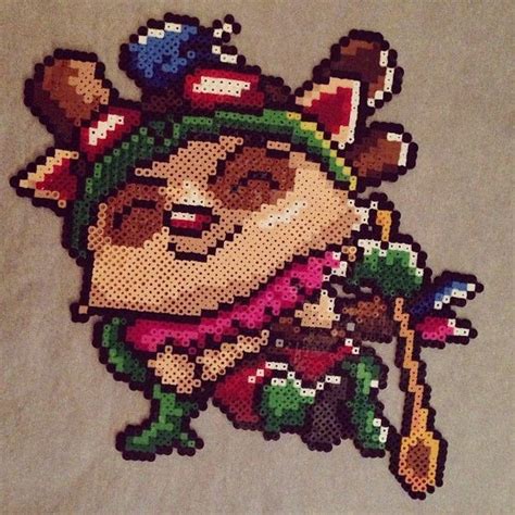 LOL Teemo Perler Bead Art Pixel Beads Pixel Art