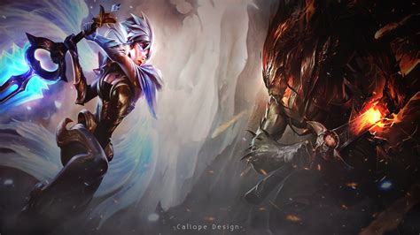 Wallpaper Riven And Yasuo By MissCaliope On DeviantArt