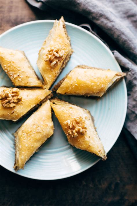 Walnut Baklava With Homemade Syrup Recipe Little Spice Jar