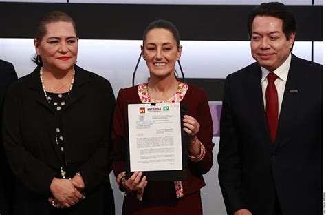 Ya Tiene Claudia Sheinbaum Registro De Candidata Ante El Ine Luces