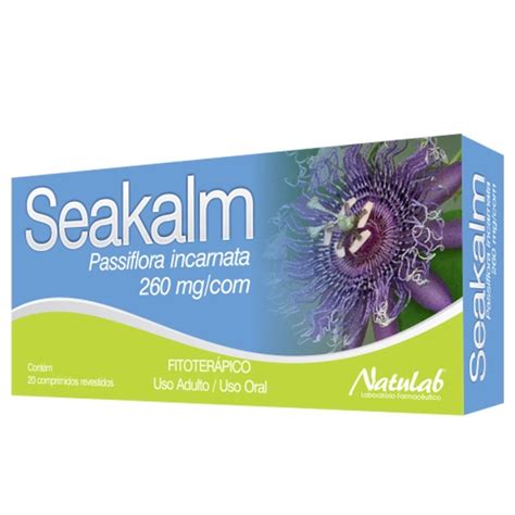 Seakalm Mg Calmante Natural Passiflora Relaxante Caps R