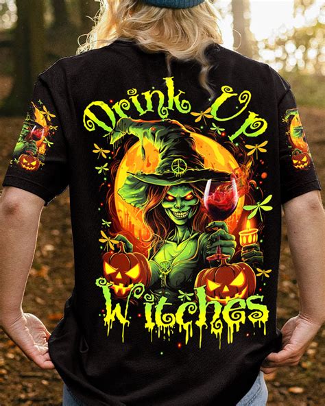 DRINK UP WITCHES HALLOWEEN ALL OVER PRINT - TY3107232 – Groovy Hippie