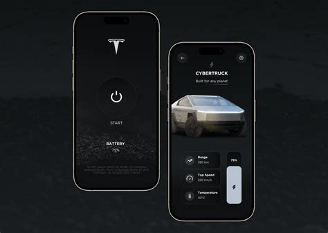 CYBERTRUCK Tesla Engine startup UI by Faiz ur Rehman on Dribbble