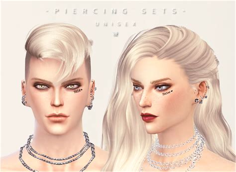 My Sims 4 Blog: Piercings Set for Males & Females by TokSik